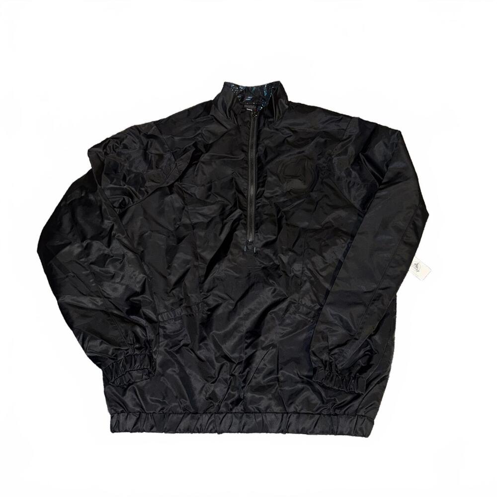 Disney Black Half-Zip Avengers Pullover Jacket Small thermal lining